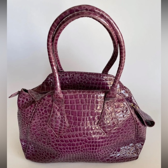 SOLD VINTAGE Vivienne Westwood croc embossed Yasmine Bag - Picture 3 of 9